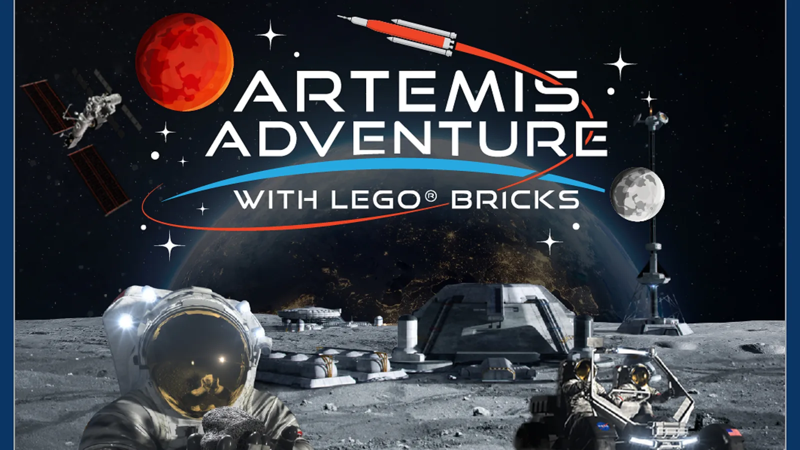 「Artemis Adventure with LEGO Bricks」の公式キービジュアル