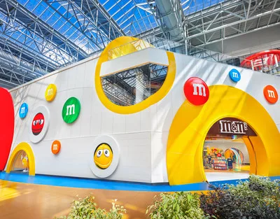 Mall of Americaに開業したM&M'Sの体験型店舗