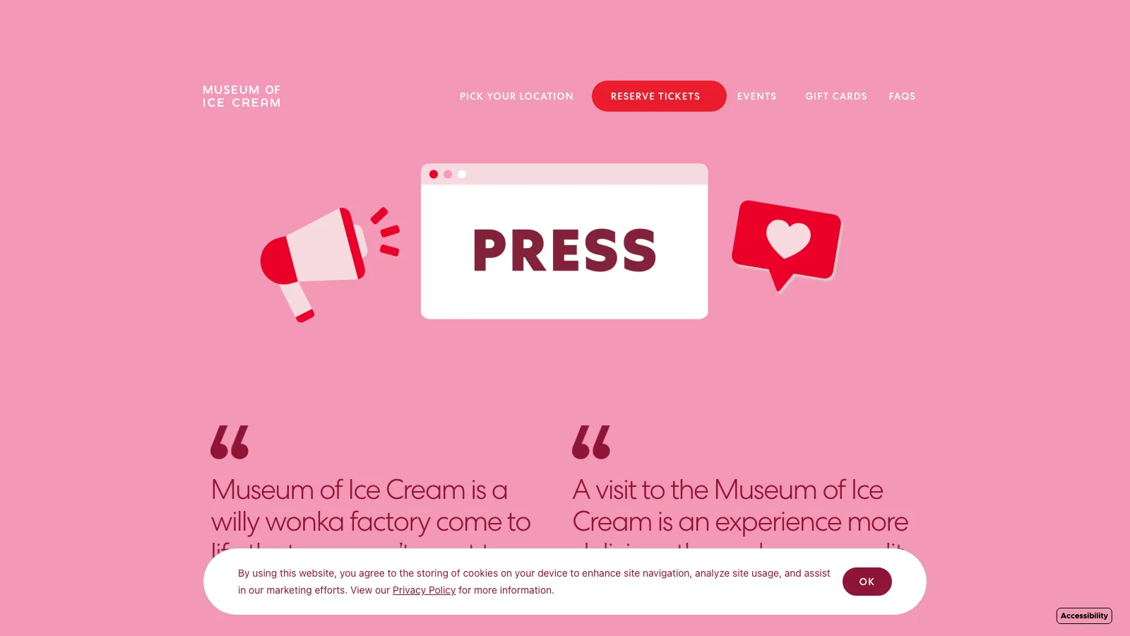 Museum of Ice Cream Singaporeのカラフルな体験空間